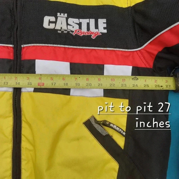 Vintage Castle X Snowmobile Racing Vented Insulated Jacket Men's Size XXL - Picture 3 of 15